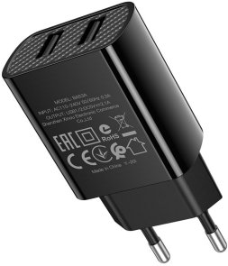 Зарядний пристрій BOROFONE BA53A Powerway 2.1A 10.5W Black (6931474739131)