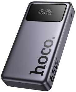 Батарея універсальна Hoco Q40 Leader 25000mah 65W Metal Gray (6942007648073)