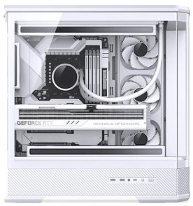 Корпус Jonsbo D400 White with window