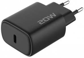 Зарядний пристрій Proove Silicone Power 2 20W Black with Type-C / Lightning (WCSP22010001)