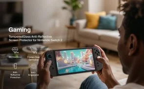 Фото: Захисне скло Belkin for Nintendo Switch 2 Anti-Reflective (ENA004HQ) № 7 | KTC
