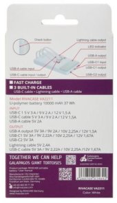Батарея універсальна Riva RivaPower VA2211 10000mAh 22.5W White (RIVAPOWER VA2211 (White))