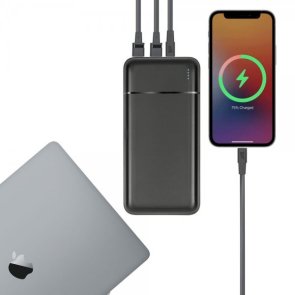 Батарея універсальна Riva RivaPower VA2101 10000mAh 22.5W Black (RIVAPOWER VA2101 (Black))