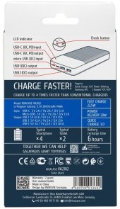 Батарея універсальна Riva RivaPower VA2102 20000mAh 22.5W Black (RIVAPOWER VA2102 (Black))