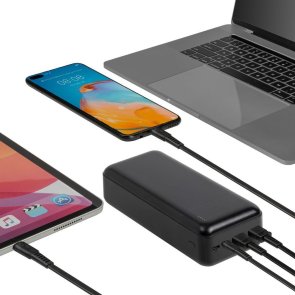 Батарея універсальна Riva RivaPower VA2103 30000mAh 22.5W Black (RIVAPOWER VA2103 (Black))