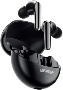 Навушники ESSAGER Yuexin Double Noise Cancelling TWS Bluetooth Earphones Black