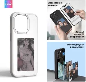 Фото: Чохол ArmorStandart for Apple iPhone 15 Pro - Ink Screen White (ARM74562) № 2 | KTC