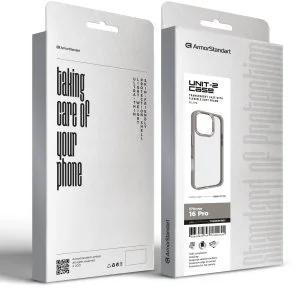 Фото: Чохол ArmorStandart for Apple iPhone 16 Pro - UNIT2 Titanium Grey (ARM78772) № 2 | KTC