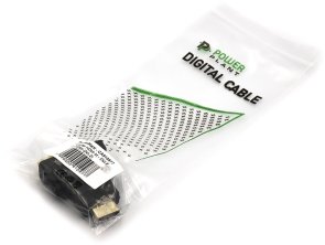 Перехідник PowerPlant HDMI M / DVI F Black (CA910977)