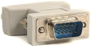 Перехідник PowerPlant VGA M / DVI F White (CA910687)