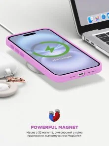 Фото: Чохол ArmorStandart for Apple iPhone 16 - ICON2 MagSafe Light Purple (ARM80182) № 8 | KTC