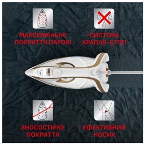 Праска Tefal PUREGLISS Coppertinto and White (FV8042E0)