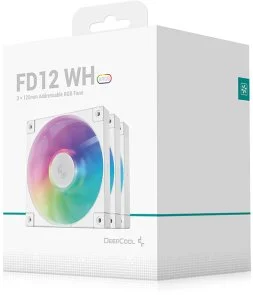 Фото: Кулер Deepcool FD12 ARGB WH 3in1 White (R-FD12-WHAPN3-G) № 10 | KTC