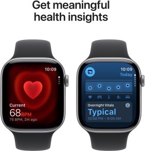 Смарт годинник Apple Watch Series 11 GPS - 46mm Space Grey Aluminium Case with Black Sport Band - S/M (MEV04)