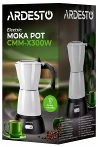 Фото: Кавоварка гейзерна Ardesto CMM-X300W № 8 | KTC