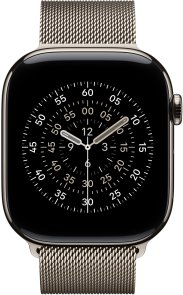 Ремінець Apple for Apple Watch 46mm - Milanese Loop Natural - S/M (MGJ24)