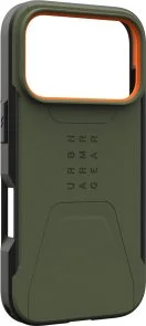 Фото: Чохол UAG for Apple iPhone 17 Pro - Civilian MagSafe Olive/Orange (114545117297) № 14 | KTC