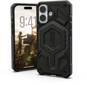 Фото: Чохол UAG for Apple iPhone 17 - Monarch Pro MagSafe Carbon Fiber (114516114242) № 3 | KTC