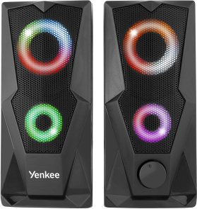 Колонки Yenkee (2.0) YSP 2003RGB (2x3Вт), Black
