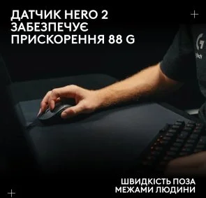 Фото: Миша Logitech G Pro X Superlight 2 Dex Wireless Black (910-007357) № 12 | KTC