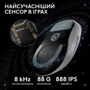 Фото: Миша Logitech G Pro X Superlight 2 Dex Wireless White (910-007365) № 4 | KTC