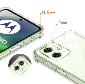Фото: Чохол BeCover for Motorola G55 - Anti-Shock Clear (712780) № 4 | KTC