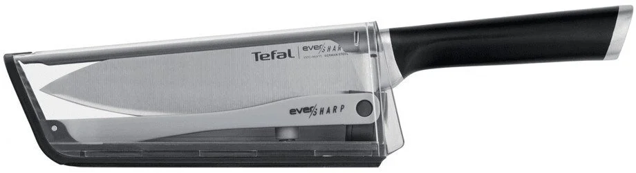 Фото: Ніж кухонний кухарський Tefal Eversharp 16.5cm Black (K2569004) № 2 | KTC