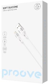 Кабель Proove Soft Silicone 2.4A AM / Lightning