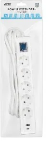 Фото: Мережевий фільтр 2E SP515M3USBWH 5/3m 2xUSB White (2E-SP515M3USBWH) № 7 | KTC