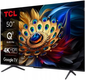 Телевізор QLED TCL 50C69B (Google TV, Wi-Fi, 3840x2160)