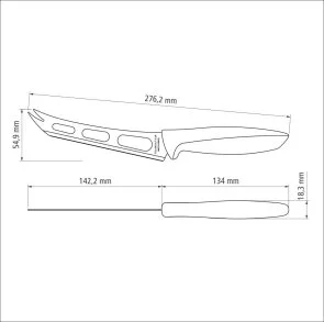 Фото: Набір ножів Tramontina PLENUS 15.2cm 12pcs Light Gray (23429/036) № 4 | KTC