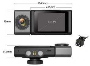 Відеореєстратор Aspiring Alibi 9 GPS 3 Cameras Speedcam (CD1MP20GAL9)