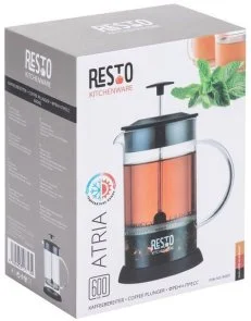 Фото: Френч-прес Resto ATRIA 600ml Clear (90501) № 9 | KTC