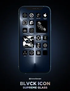 Фото: Захисне скло ArmorStandart for Apple iPhone Air - Supreme Plus Black Icon (ARM86405) № 7 | KTC