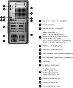 Персональний комп'ютер Dell Pro Tower (BTO010_QCT1250)