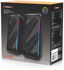 Колонки Real-EL S-130 Black (EL121100018)