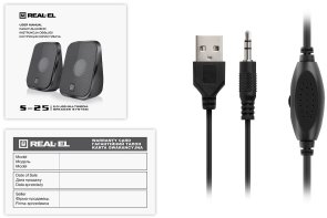 Колонки Real-EL S-25 Black (EL121100022)