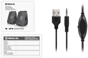 Фото: Колонки Real-EL S-25 Black (EL121100022) № 8 | KTC