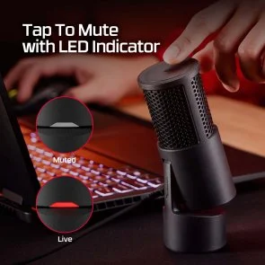 Фото: Мікрофон HyperX SoloCast 2 Black (AR0A0AA) № 12 | KTC