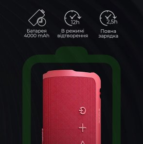 Портативна колонка HiFuture Ripple Black (ripple.black.)