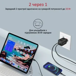 Фото: Зарядний пристрій Promate Powerport-33 Black (powerport-33.black) № 4 | KTC