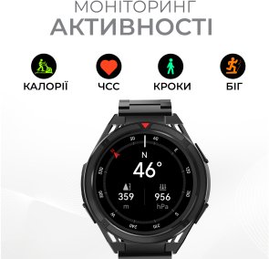 Смарт годинник HiFuture Active Black/Red (active.black-red)