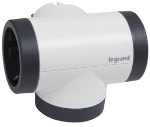 Розгалужувач Legrand Premium 3Х2К+З White/Black (694521)