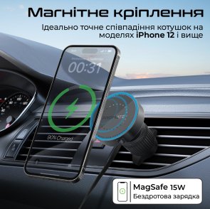 Кріплення для мобільного телефону Promate Magdrive-r (6959144066370)