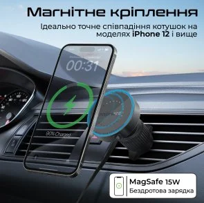 Фото: Кріплення для мобільного телефону Promate Magdrive-r (6959144066370) № 3 | KTC