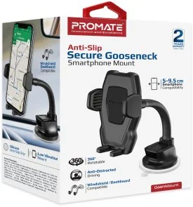 Фото: Кріплення для мобільного телефону Promate DashMount Black (dashmount.black) № 2 | KTC