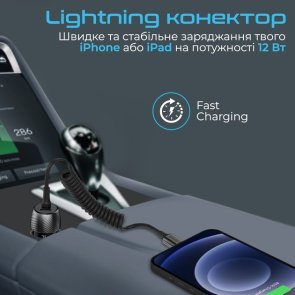 Автомобільний зарядний пристрій Promate PowerDrive-33PDI Black (6959144059648)