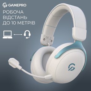Гарнітура GamePro Asgard Freya Pro White/Blue (HSW201WB)