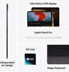 Фото: Планшет Apple iPad Pro 13 M5 Wi-Fi 256GB Space Black Demo (3P009) № 7 | KTC