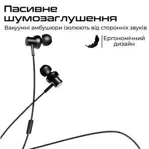 Фото: Навушники Promate Hi5 Black (hi5.black) № 4 | KTC